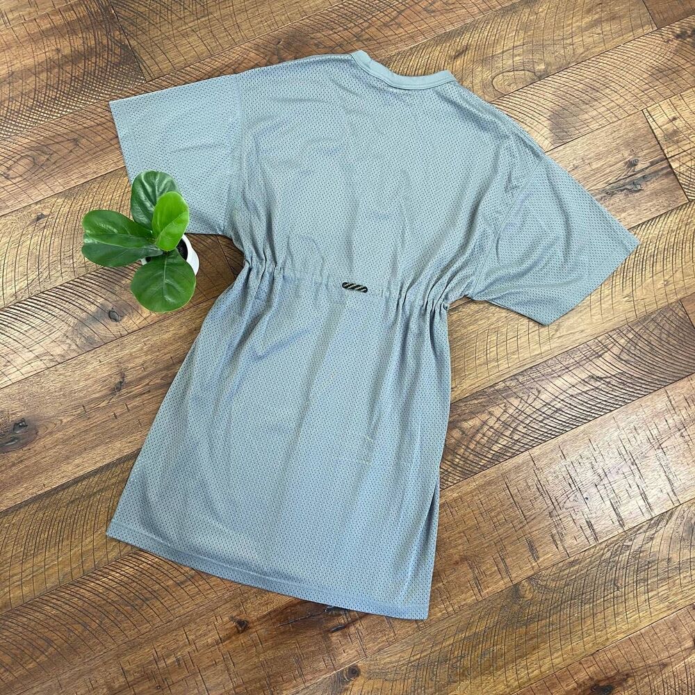 nike L lab mesh jersey cinch dress sport short sleeved oversized - Picture 7 of 10